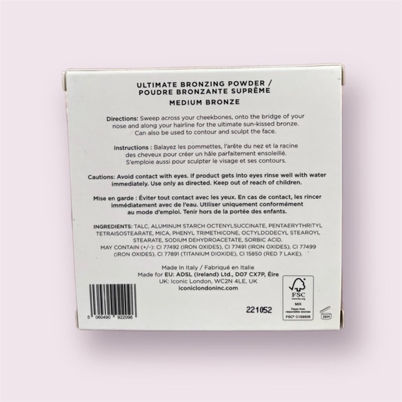 NEW Iconic London Ultimate Bronzing Powder | Medium Bronze Cruelty Free + Vegan - Picture 3 of 4